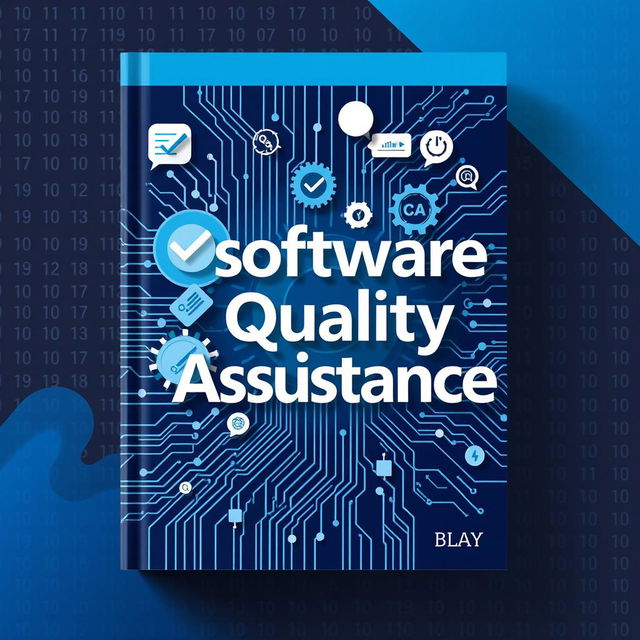 An artistic representation of the book 'Software Quality Assurance' by Blay