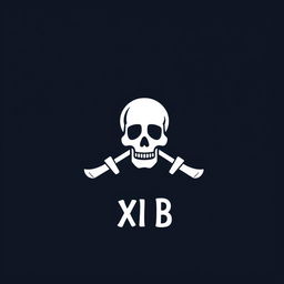 A simplistic pirate-themed class t-shirt design for Grade 11 B