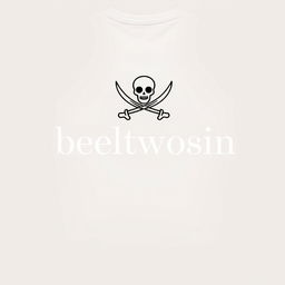 A cream-colored class t-shirt for Grade 11 B with a simplistic pirate theme