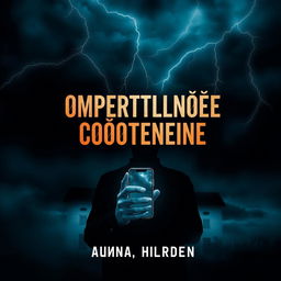 Book cover for 'Смертельное сообщение' with a mysterious and suspenseful theme