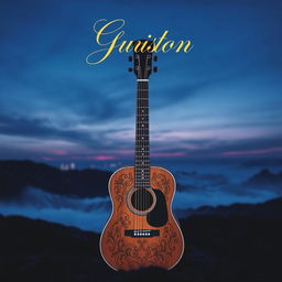 A captivating image of a guitar cover album