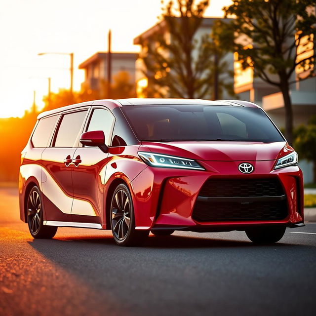 A creative design concept where the iconic Toyota Supra A80 is reimagined as a minivan