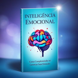 A captivating book cover design for a book titled 'Inteligência Emocional'