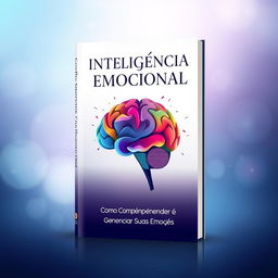 A captivating book cover design for a book titled 'Inteligência Emocional'