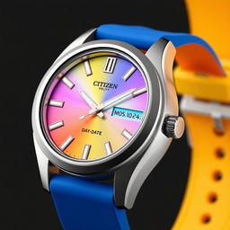 A modern quartz watch design for young people, inspired by the Citizen Tsuyosa watch