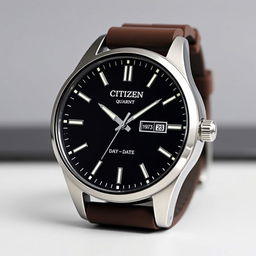 A modern quartz watch design for young men, inspired by the Citizen Tsuyosa watch