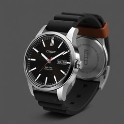 A modern quartz watch design for young men, inspired by the Citizen Tsuyosa watch