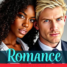 A captivating ebook cover for a romance novel featuring a couple