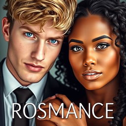 A captivating ebook cover for a romance novel featuring a couple