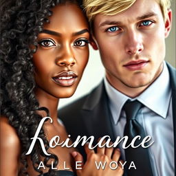 A captivating ebook cover for a romance novel featuring a couple