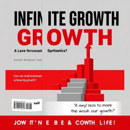 A book cover for 'Infinite Growth: Big Strategies for Small Businesses'