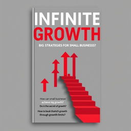 A book cover for 'Infinite Growth: Big Strategies for Small Businesses'