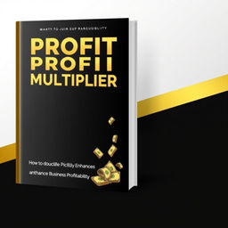 A book cover design for "Profit Multiplier: How to Quickly Enhance Business Profitability"