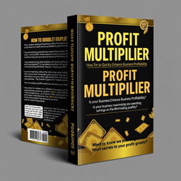 A book cover design for "Profit Multiplier: How to Quickly Enhance Business Profitability"