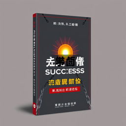 A captivating book cover titled "从失败到成功：企业家的逆袭之路" (From Failure to Success: The Entrepreneur's Comeback Journey)