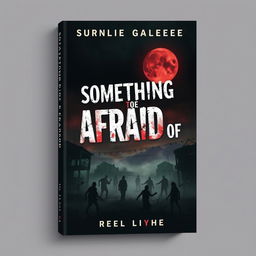 Book cover design for 'Something to be Afraid of', a haunting depiction of the zombie apocalypse