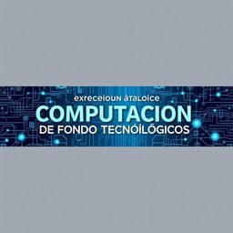 A horizontal banner promoting the 'Taller de Computación de Fondos Tecnológicos'