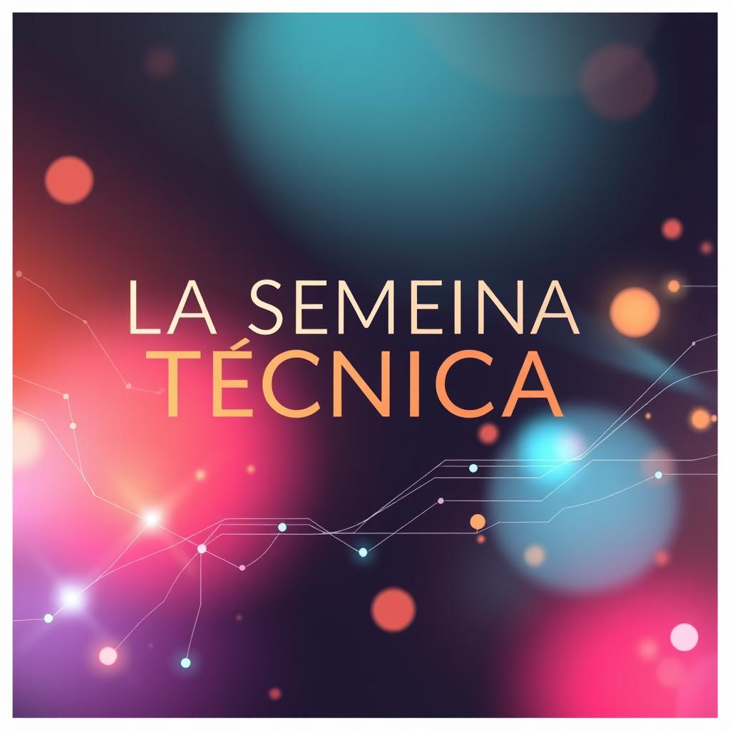 A beautiful and engaging horizontal banner for 'La Semana Técnica', designed to captivate and inspire