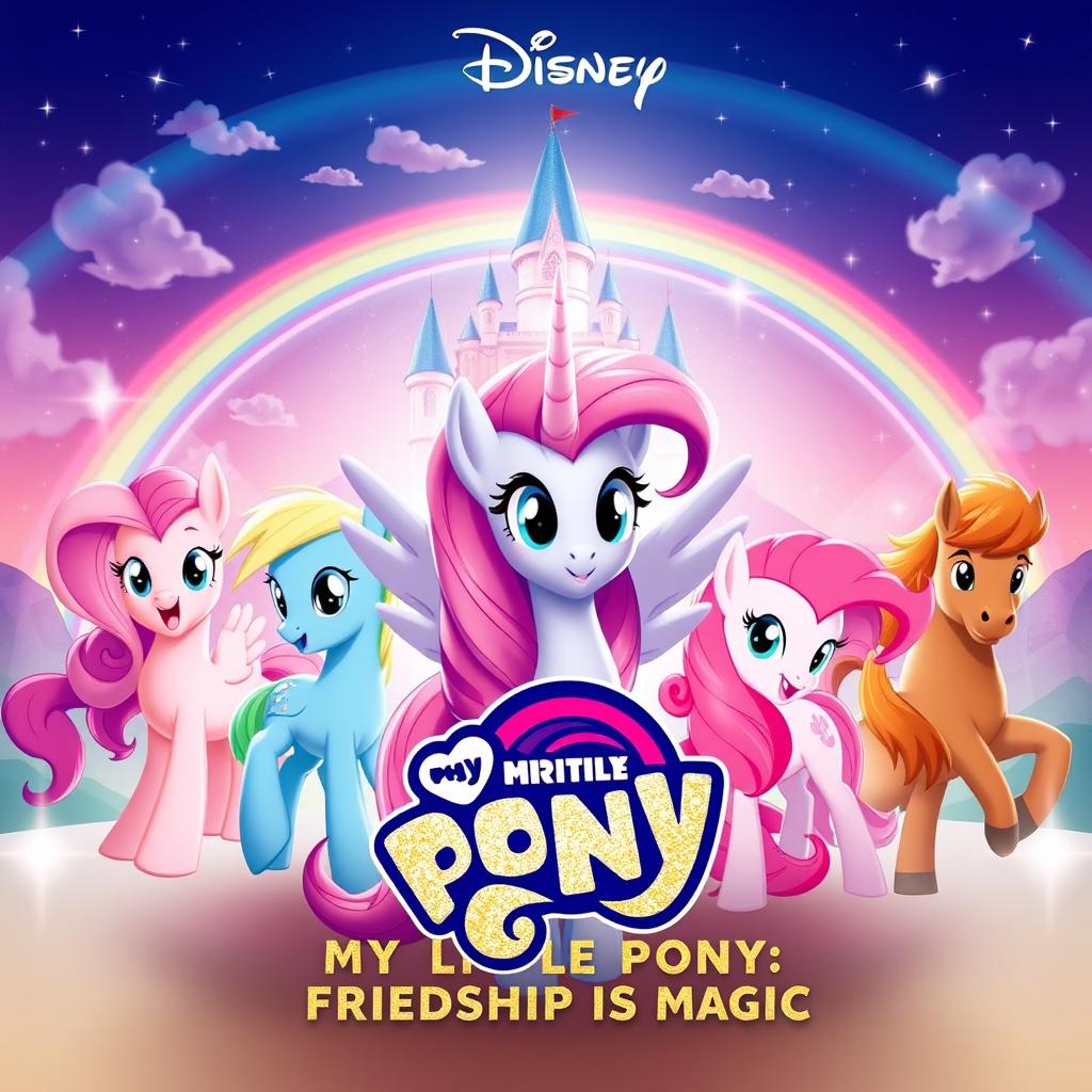 A Disney movie poster for the remake of "My Little Pony: Friendship Is Magic