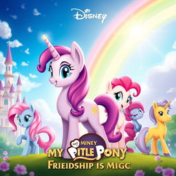 A Disney movie poster for the remake of "My Little Pony: Friendship Is Magic