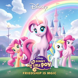 A Disney movie poster for the remake of "My Little Pony: Friendship Is Magic