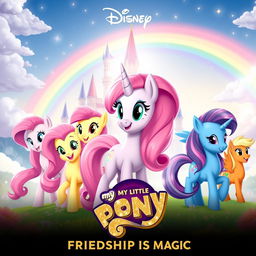 A Disney movie poster for the remake of "My Little Pony: Friendship Is Magic