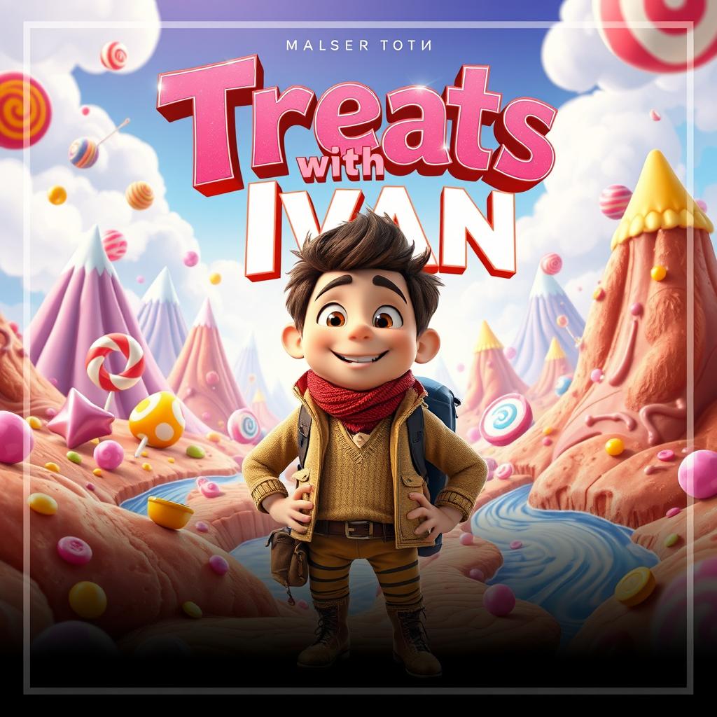 Movie poster featuring a whimsical film titled 'Treats with Ivan'