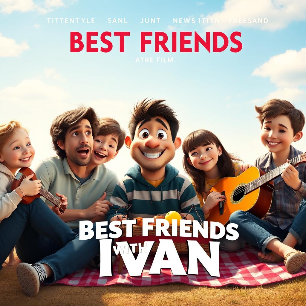 Movie poster for a film titled 'Best Friends with Ivan'