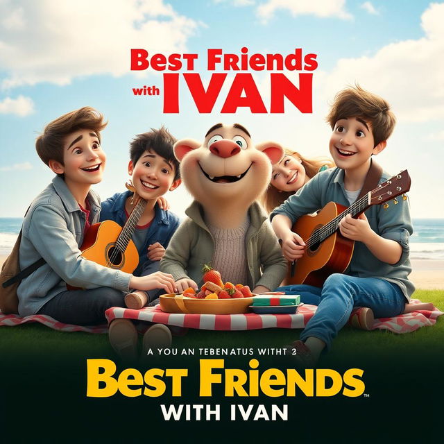 Movie poster for a film titled 'Best Friends with Ivan'