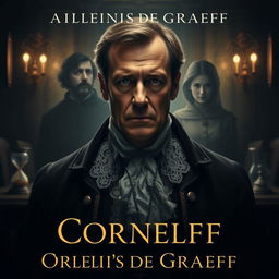 A dramatic movie poster set in the Dutch Golden Age, featuring Cornelis de Graeff, a stern magistrate, at the center