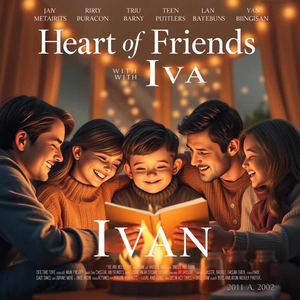 Movie poster for a film titled 'Heart of Friends with Ivan'