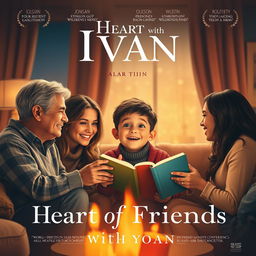 Movie poster for a film titled 'Heart of Friends with Ivan'