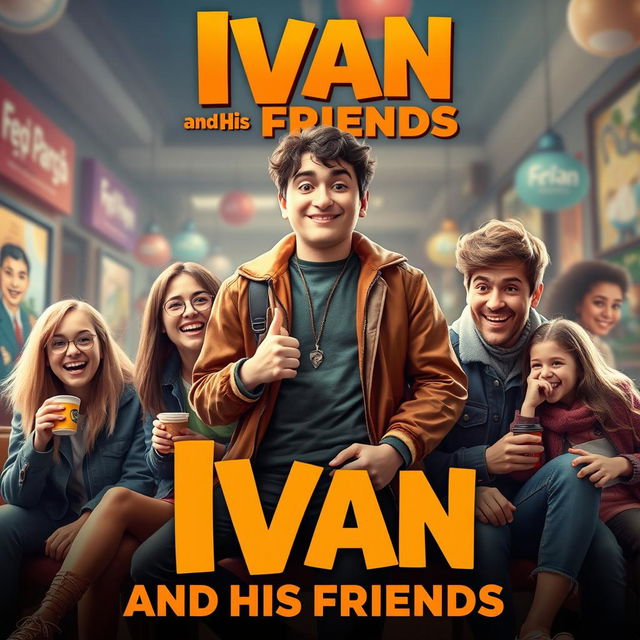 Movie poster for a film titled 'Ivan and His Friends'