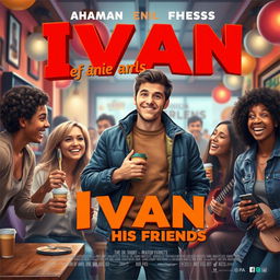 Movie poster for a film titled 'Ivan and His Friends'