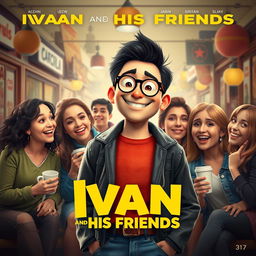 Movie poster for a film titled 'Ivan and His Friends'