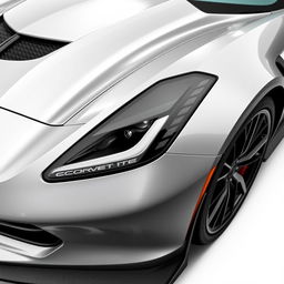 A sleek and aggressive design of C7 Z06 GT3 style vented front fenders