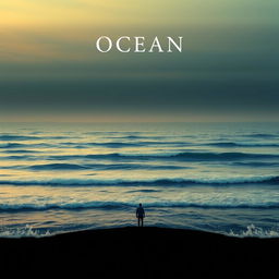 A stunning and immersive movie poster for a film titled "Ocean," capturing the vast beauty and mystery of the sea