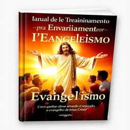 A detailed manual titled "Manual de Treinamento para Evangelismo: Como Ganhar Almas Segundo o Evangelho de Jesus Cristo