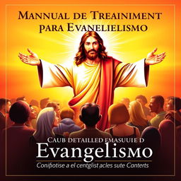 A detailed manual titled "Manual de Treinamento para Evangelismo: Como Ganhar Almas Segundo o Evangelho de Jesus Cristo