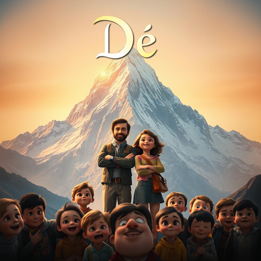 A captivating movie poster for the film titled 'Dé'