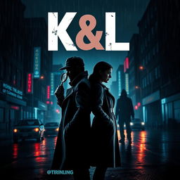 A gripping movie poster for a crime thriller titled 'K&L'