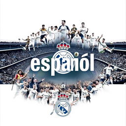 A cover design with the word "español" prominently in the center