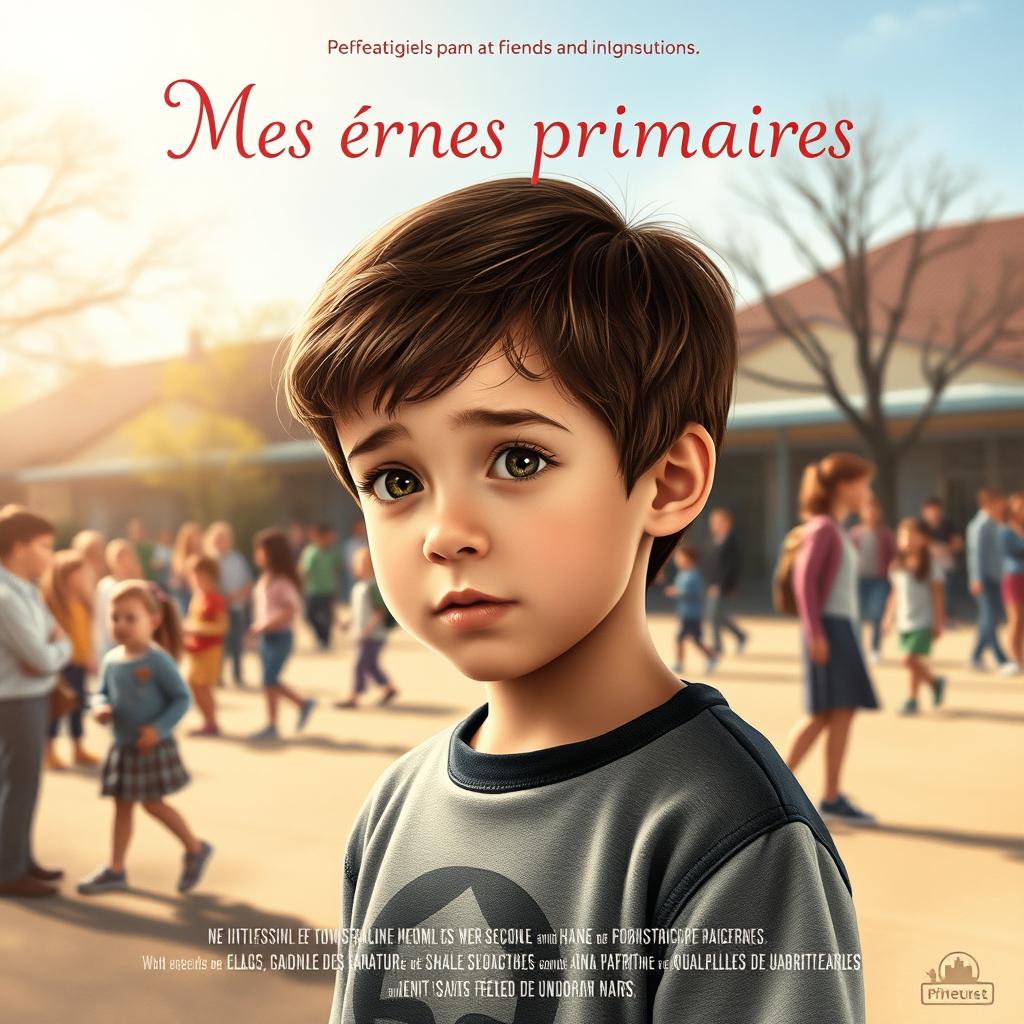 A heartwarming movie poster for "Mes années primaires"