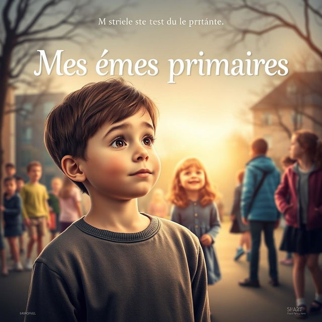 A heartwarming movie poster for "Mes années primaires"