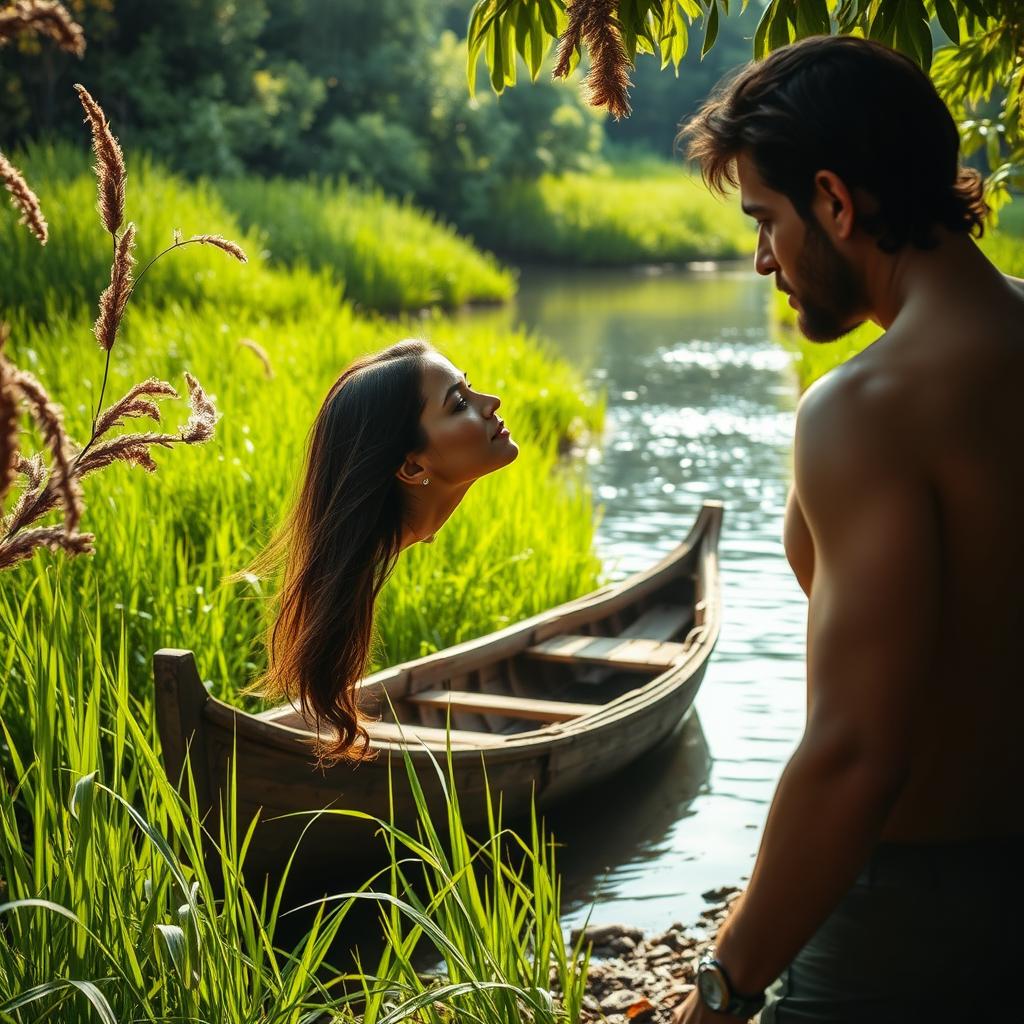 A Venezuelan telenovela setting by the river titled 'Amor en el Pajonal'