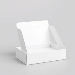 Medium-sized white packaging boxes designed for embedding graphic designs