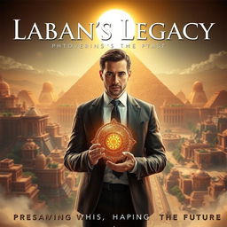 A captivating poster for a film titled "Laban's Legacy: Preserving the Past, Shaping the Future"