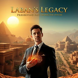 A captivating poster for a film titled "Laban's Legacy: Preserving the Past, Shaping the Future"