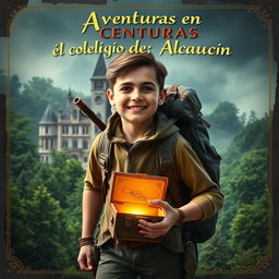 Movie poster featuring an adventurous theme with the user's face as the main protagonist