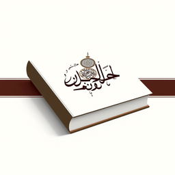 A minimalist and elegant book cover design that captures the essence of wisdom and Islamic knowledge